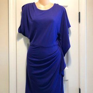 LAST CHANCE! 1/2 OFF! NWT BCBG Max Azria Purple Drapey Dress Medium